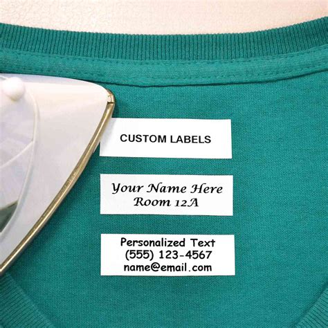 fake name tags for clothes|clothing name labels stick on.